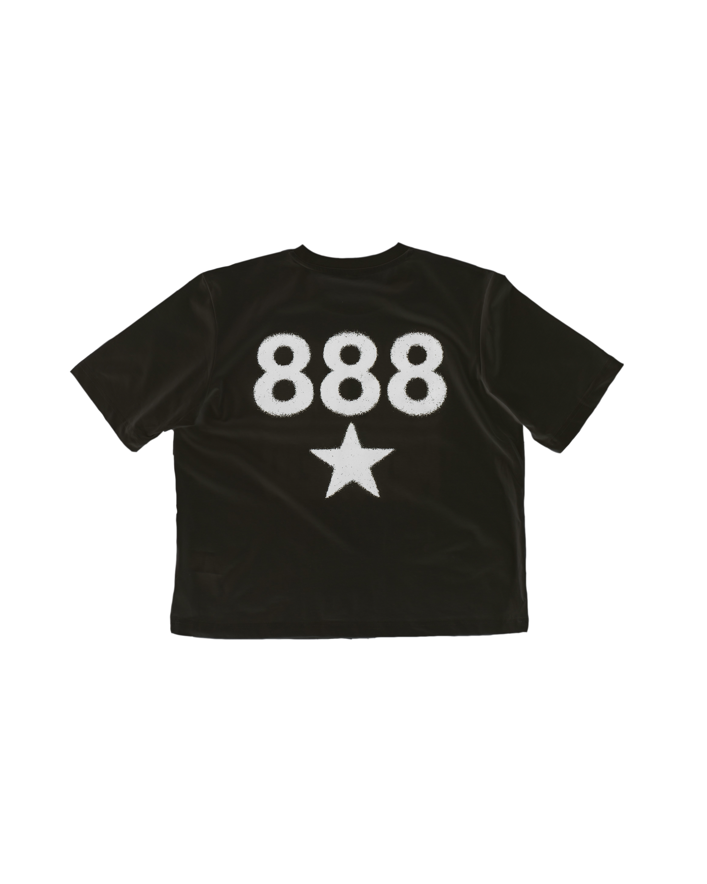 SOFIAN MEDJMEDJ™ CROPPED TEE ⭐️ 888 BLACK