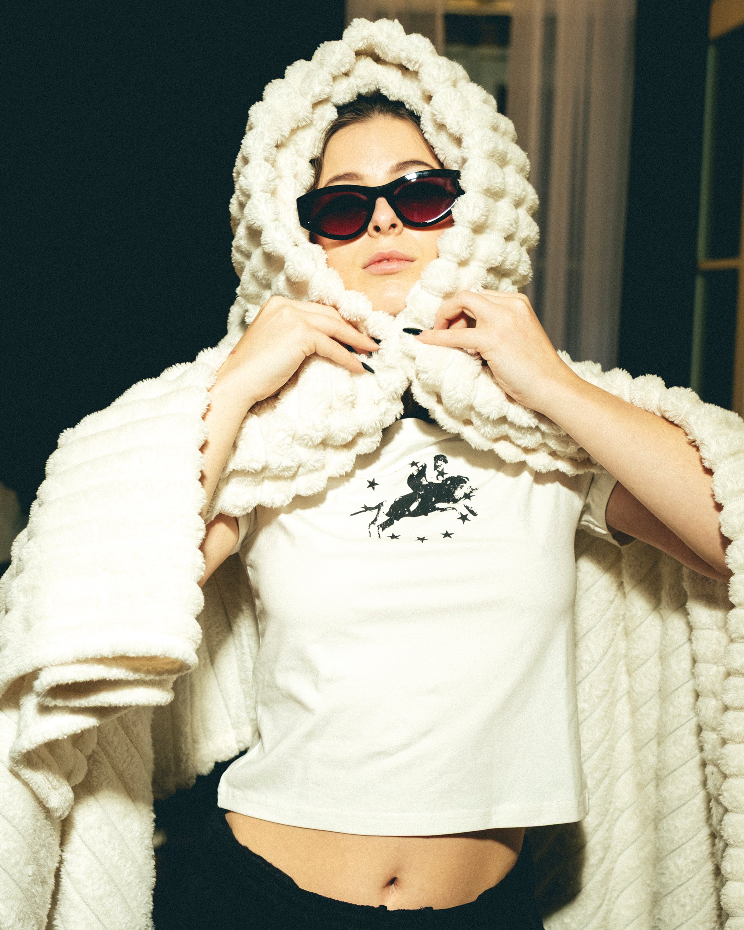 WOMENS CROP TOP • SOFIAN ⚪️⚫️