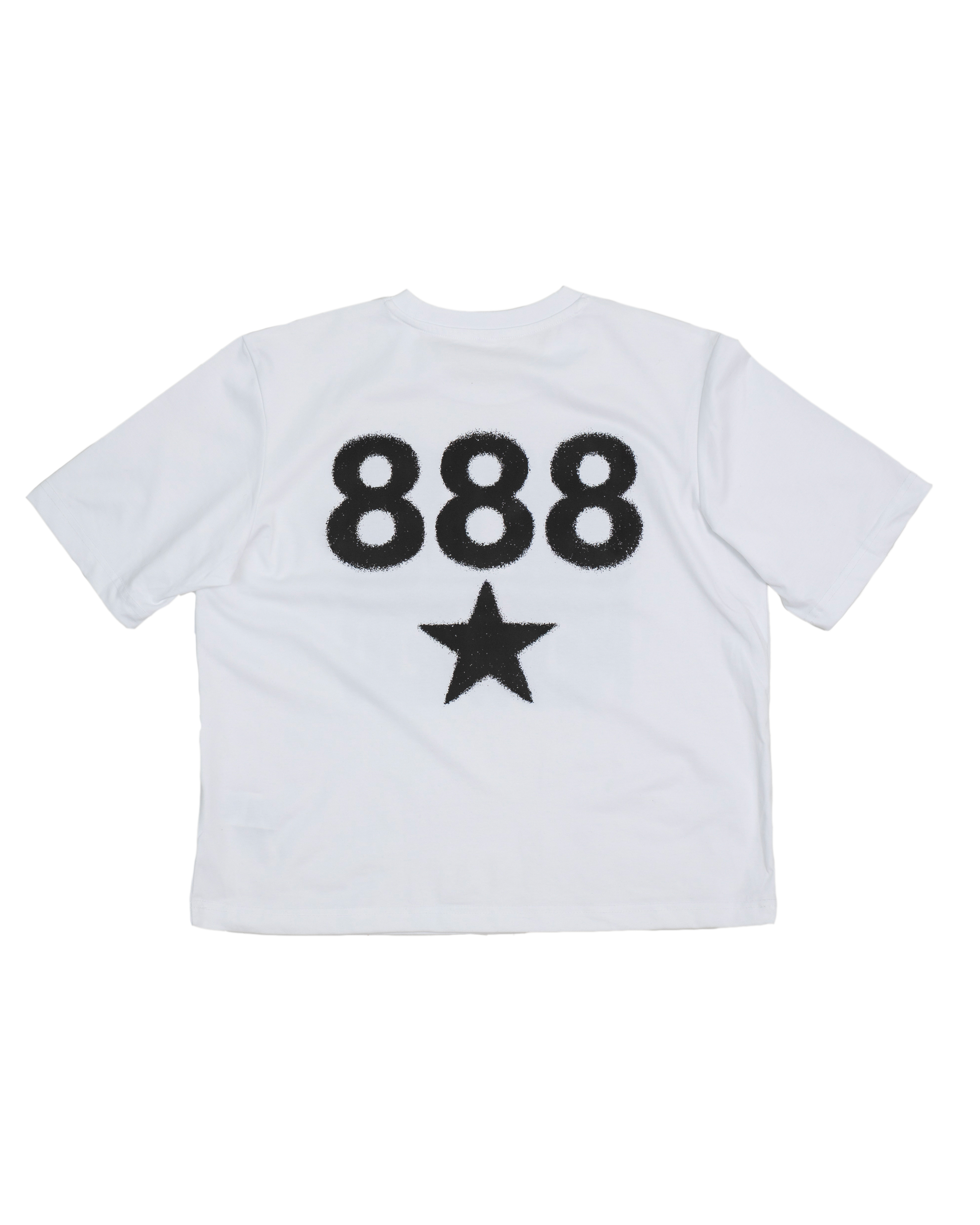 SOFIAN MEDJMEDJ™ CROPPED TEE ⭐️ 888 WHITE